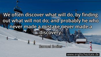 Englisches Zitat von Samuel Smiles als Bild