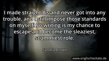 Englisches Zitat von Sandra Brown als Bild