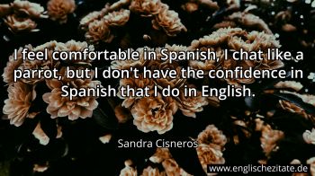 Englisches Zitat von Sandra Cisneros als Bild