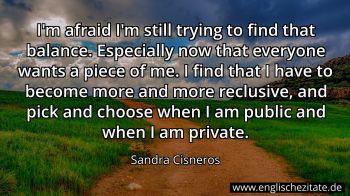 Englisches Zitat von Sandra Cisneros als Bild