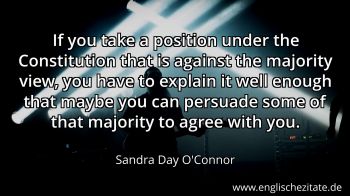 Englisches Zitat von Sandra Day O'Connor als Bild