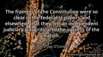 Englisches Zitat von Sandra Day O'Connor als Bild