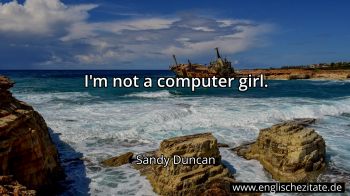 Englisches Zitat von Sandy Duncan als Bild