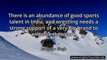 Englisches Zitat von Sangram Singh als Bild