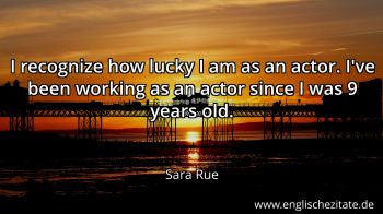Englisches Zitat von Sara Rue als Bild