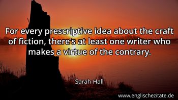 Englisches Zitat von Sarah Hall als Bild