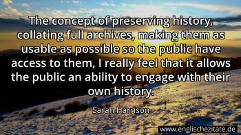 Englisches Zitat von Sarah Harrison als Bild