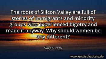 Englisches Zitat von Sarah Lacy als Bild