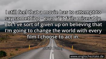 Englisches Zitat von Sarah Polley als Bild