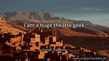 Englisches Zitat von Sarah Rafferty als Bild