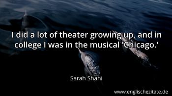 Englisches Zitat von Sarah Shahi als Bild