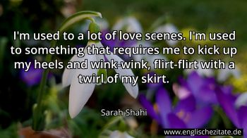 Englisches Zitat von Sarah Shahi als Bild