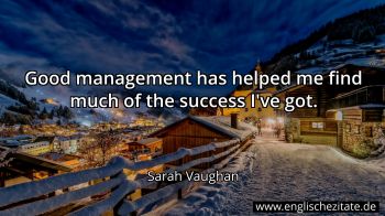 Englisches Zitat von Sarah Vaughan als Bild