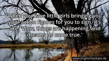 Englisches Zitat von Sasha Banks als Bild