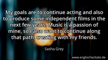 Englisches Zitat von Sasha Grey als Bild