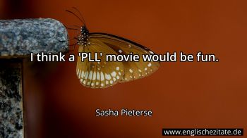 Englisches Zitat von Sasha Pieterse als Bild
