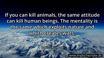 Englisches Zitat von Satish Kumar als Bild