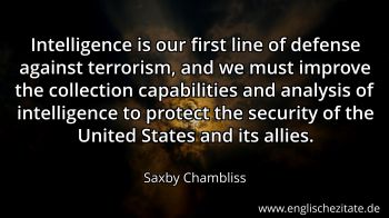 Englisches Zitat von Saxby Chambliss als Bild