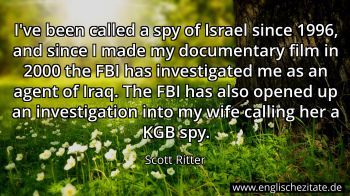 Englisches Zitat von Scott Ritter als Bild