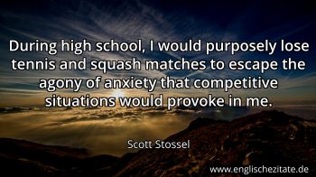 Englisches Zitat von Scott Stossel als Bild