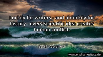 Englisches Zitat von Scott Westerfeld als Bild