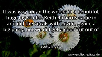 Englisches Zitat von Scotty Moore als Bild