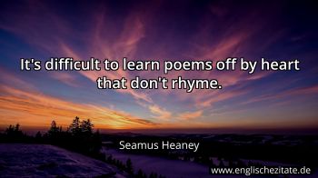 Englisches Zitat von Seamus Heaney als Bild