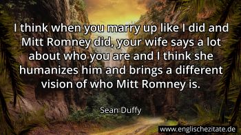 Englisches Zitat von Sean Duffy als Bild