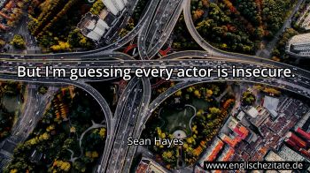 Englisches Zitat von Sean Hayes als Bild