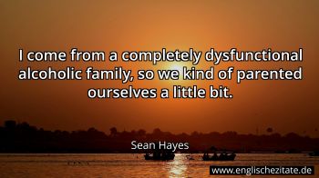 Englisches Zitat von Sean Hayes als Bild