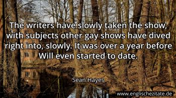 Englisches Zitat von Sean Hayes als Bild
