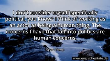 Englisches Zitat von Sean Penn als Bild