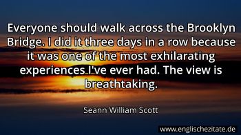 Englisches Zitat von Seann William Scott als Bild