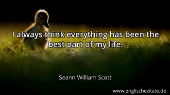 Englisches Zitat von Seann William Scott als Bild