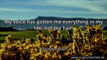 Englisches Zitat von Sebastian Bach als Bild