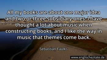 Englisches Zitat von Sebastian Faulks als Bild