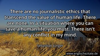 Englisches Zitat von Sebastian Junger als Bild