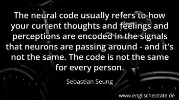 Englisches Zitat von Sebastian Seung als Bild