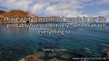 Englisches Zitat von Selena Gomez als Bild