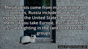 Englisches Zitat von Sergei Lavrov als Bild