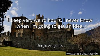 Englisches Zitat von Sergio Aragones als Bild