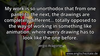 Englisches Zitat von Sergio Aragones als Bild