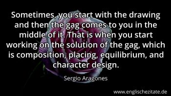 Englisches Zitat von Sergio Aragones als Bild