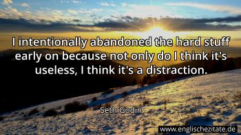 Englisches Zitat von Seth Godin als Bild