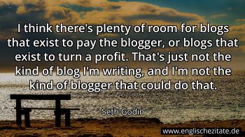 Englisches Zitat von Seth Godin als Bild