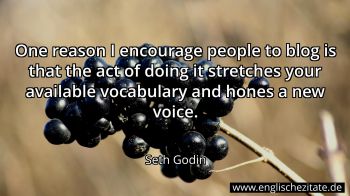 Englisches Zitat von Seth Godin als Bild