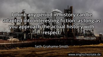 Englisches Zitat von Seth Grahame-Smith als Bild