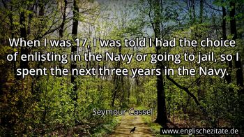 Englisches Zitat von Seymour Cassel als Bild