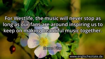 Englisches Zitat von Shane Filan als Bild
