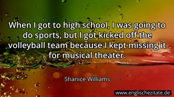 Englisches Zitat von Shanice Williams als Bild